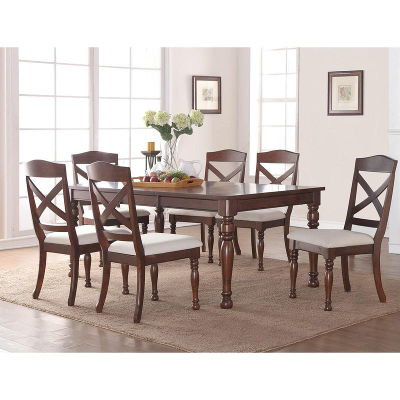 Bernards Prescott Farmhouse Dining Table 5662 IMAGE 3