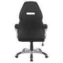  Coaster Furniture Bruce 801296 Upholstered Adjustable Home Office Desk Chair - Black IMAGE 6
