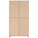 Coaster Furniture Alejo 950783 2-door Engineered Wood Tall Cabinet - Grey Driftwood IMAGE 4