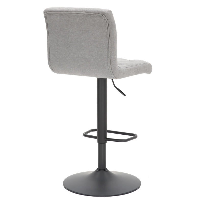 Worldwide Home Furnishings Dex Ii 203-153GY Adjustable Air Lift Stool - Grey and Black IMAGE 3