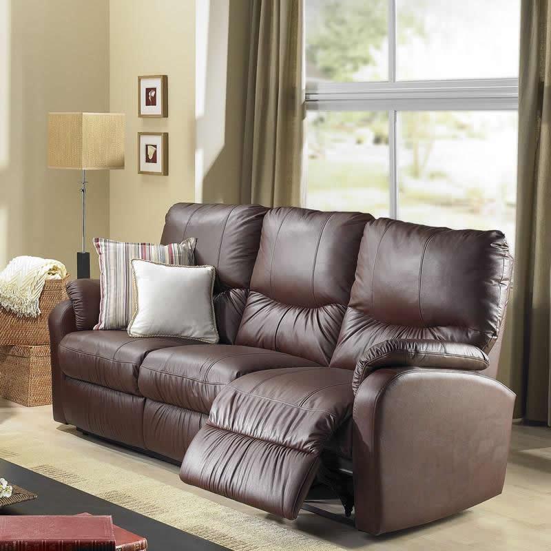 Elran Eva Power Reclining Leather Sofa 20666-MEC-OP IMAGE 1