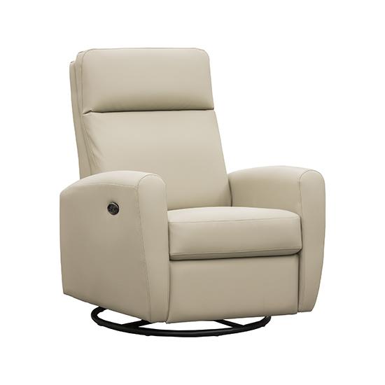 Elran Relaxon Glider Rocker Leather Recliner Relaxon L0092-MEC-GL Glider Rocker Recliner IMAGE 1