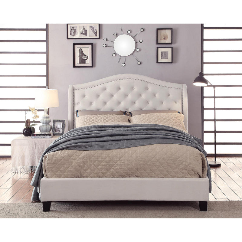 !nspire Louvre Queen Upholstered Panel Bed 101-316Q-IV IMAGE 2