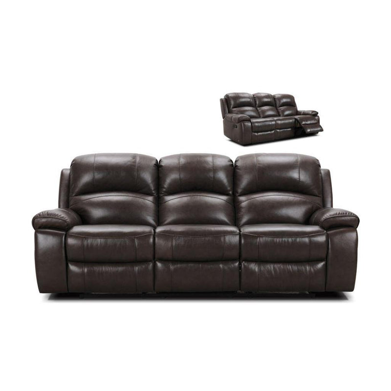 Violino Reclining Leather Sofa 3686RD-3P IMAGE 1