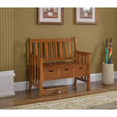Brassex Storage Bench 3044-OA IMAGE 2
