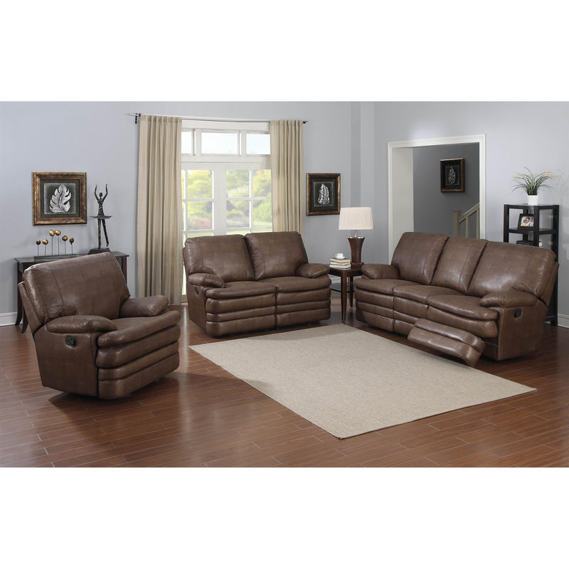 AC Pacific Corporation Melody Reclining Leather Loveseat MELODY-DRL IMAGE 2