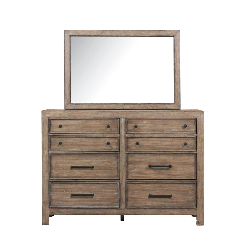 Samuel Lawrence Furniture Flatbush Dresser Mirror Flatbush S084-35 Bureau Mirror IMAGE 2