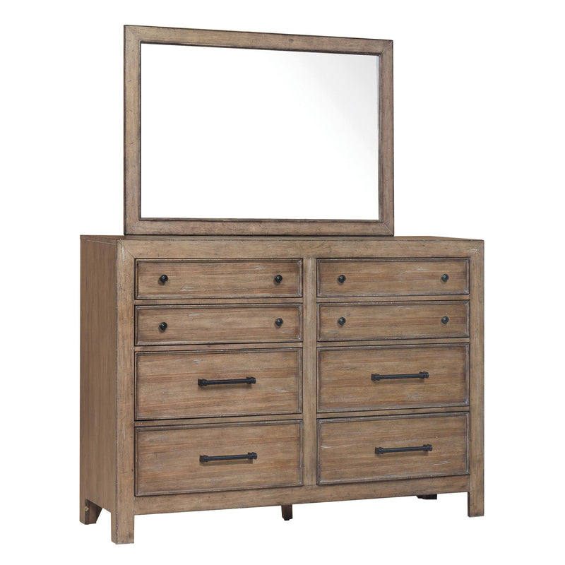 Samuel Lawrence Furniture Flatbush Dresser Mirror Flatbush S084-35 Bureau Mirror IMAGE 3