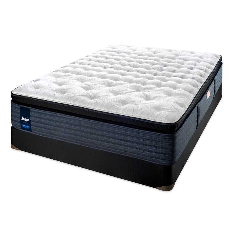 Sealy Budapest Plush Euro Pillow Top Mattress Set (Twin) IMAGE 1