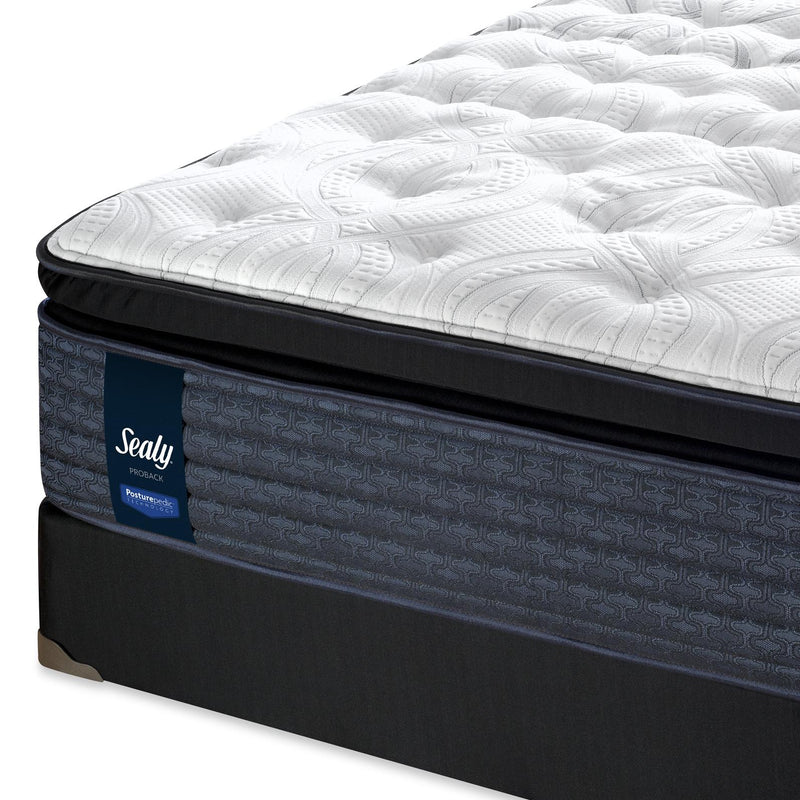 Sealy Budapest Plush Euro Pillow Top Mattress Set (Twin) IMAGE 3