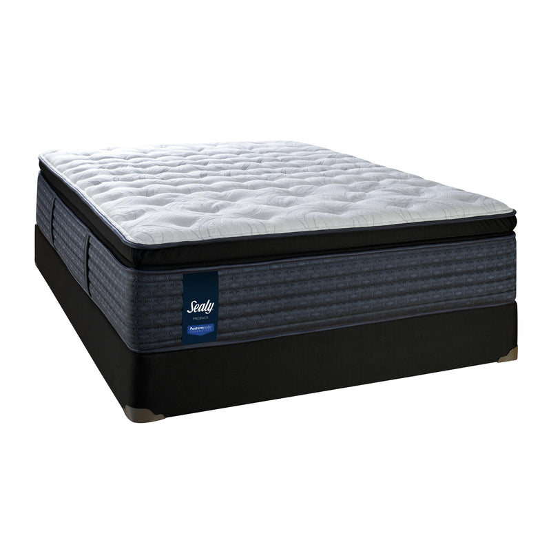 Sealy Budapest Plush Euro Pillow Top Mattress Set (Twin) IMAGE 4