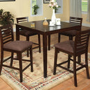  Furniture of America Eaton II 5 pc Counter Height Dinette CM3001PT-5PK IMAGE 1