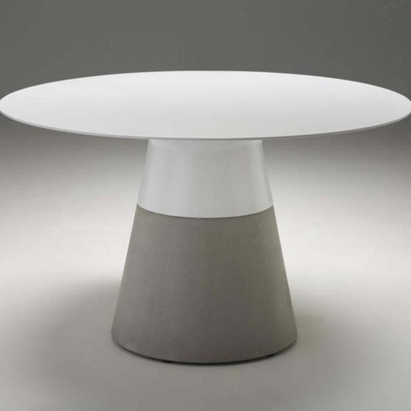 Mobital Round Maldives Dining Table with Pedestal Base DTA-MALD IMAGE 1