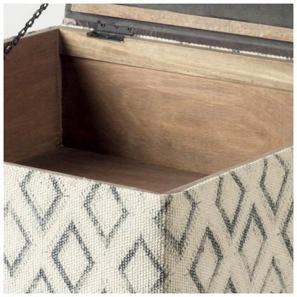 Mercana Eccles I Fabric Storage Ottoman 50461 IMAGE 2