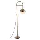  Zuo Waterloo 56053 Floor Lamp - White & Bronze IMAGE 1