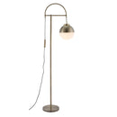  Zuo Waterloo 56053 Floor Lamp - White & Bronze IMAGE 2