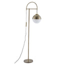  Zuo Waterloo 56053 Floor Lamp - White & Bronze IMAGE 5