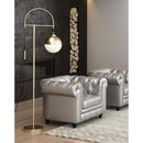  Zuo Waterloo 56053 Floor Lamp - White & Bronze IMAGE 6