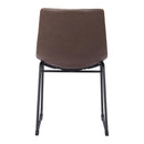  Zuo Smart 100505 Dining Chair - Vintage Espresso IMAGE 4