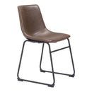  Zuo Smart 100505 Dining Chair - Vintage Espresso IMAGE 6