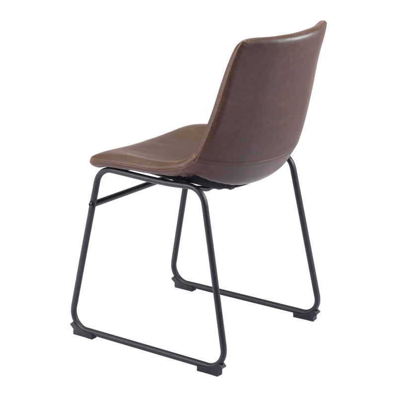  Zuo Smart 100505 Dining Chair - Vintage Espresso IMAGE 7