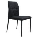  Zuo Revolution 100761 Dining Chair - Black IMAGE 1