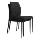  Zuo Revolution 100761 Dining Chair - Black IMAGE 5