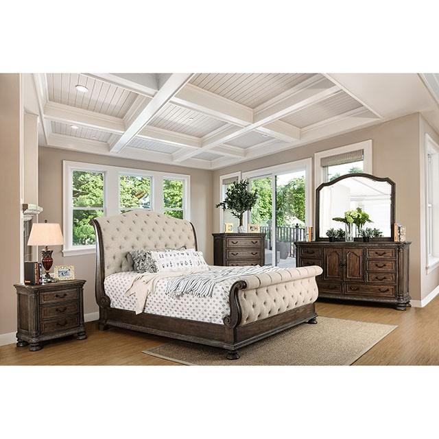 Furniture of America Lysandra California King Sleigh Bed CM7663CK-BED IMAGE 8