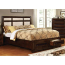  Furniture of America Orlaith California King Upholstered Bed with Storage CM7697CK-BED IMAGE 2