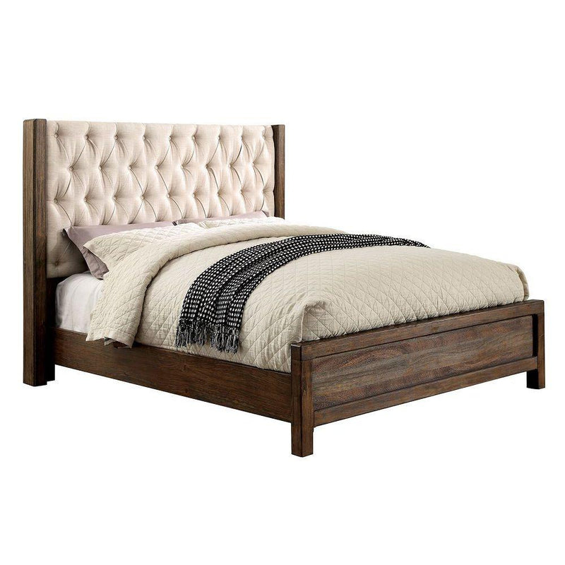 Furniture of America Hutchinson King Upholstered Bed CM7577EK-BED IMAGE 1