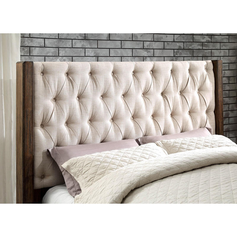 Furniture of America Hutchinson Queen Upholstered Bed CM7577Q-BED IMAGE 2