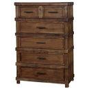  Furniture of America Baddock 5-Drawer Chest CM7691C IMAGE 1
