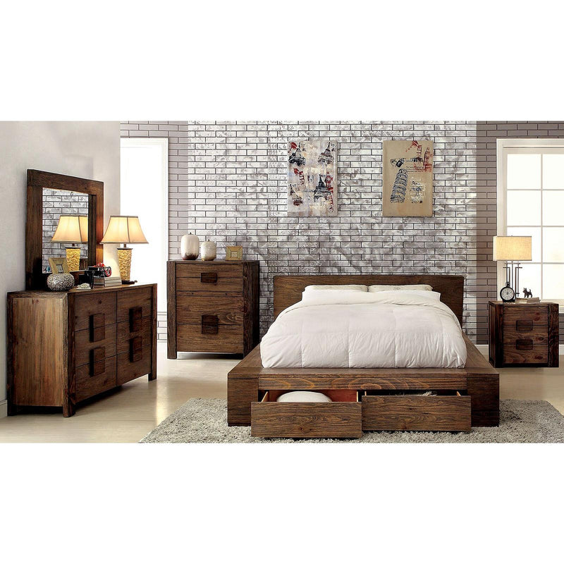 Furniture of America Janeiro California King Platform Bed with Storage CM7629CK-BED IMAGE 4