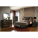  Furniture of America Nikomedes Queen Bookcase Bed with Storage CM7557Q-BED IMAGE 5