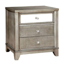  Furniture of America Bryant 3-Drawer Nightstand CM7288SV-N IMAGE 1
