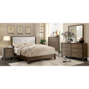  Furniture of America Enrico I Full Upholstered Platform Bed CM7068GY-F-BED IMAGE 2