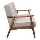  Zuo Rocky 100533 Sofa - Putty IMAGE 2