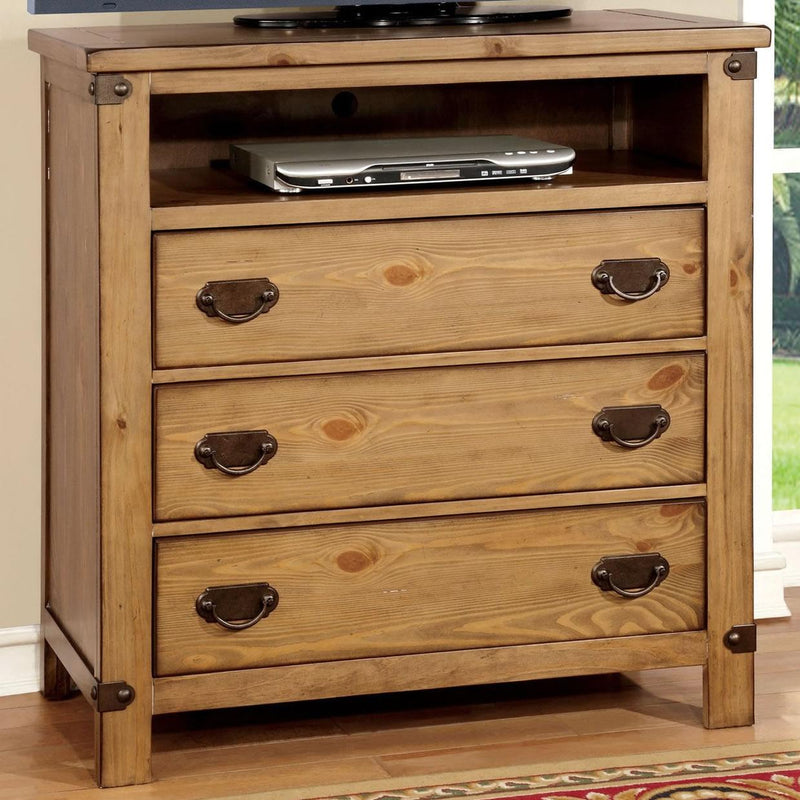 Furniture of America Pioneer 3-Drawer Media Chest CM7449TV IMAGE 1