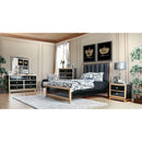 Furniture of America Braunfels King Upholstered Panel Bed CM7263EK-BED IMAGE 3