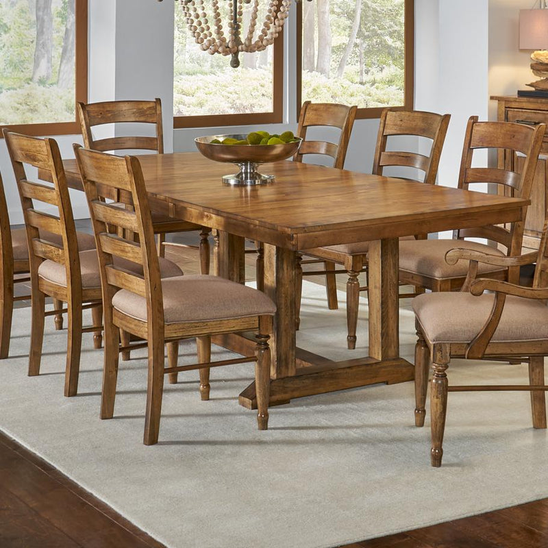 A-America Bennett Dining Table with Trestle Base BEN-SQ-6-30-0 IMAGE 1