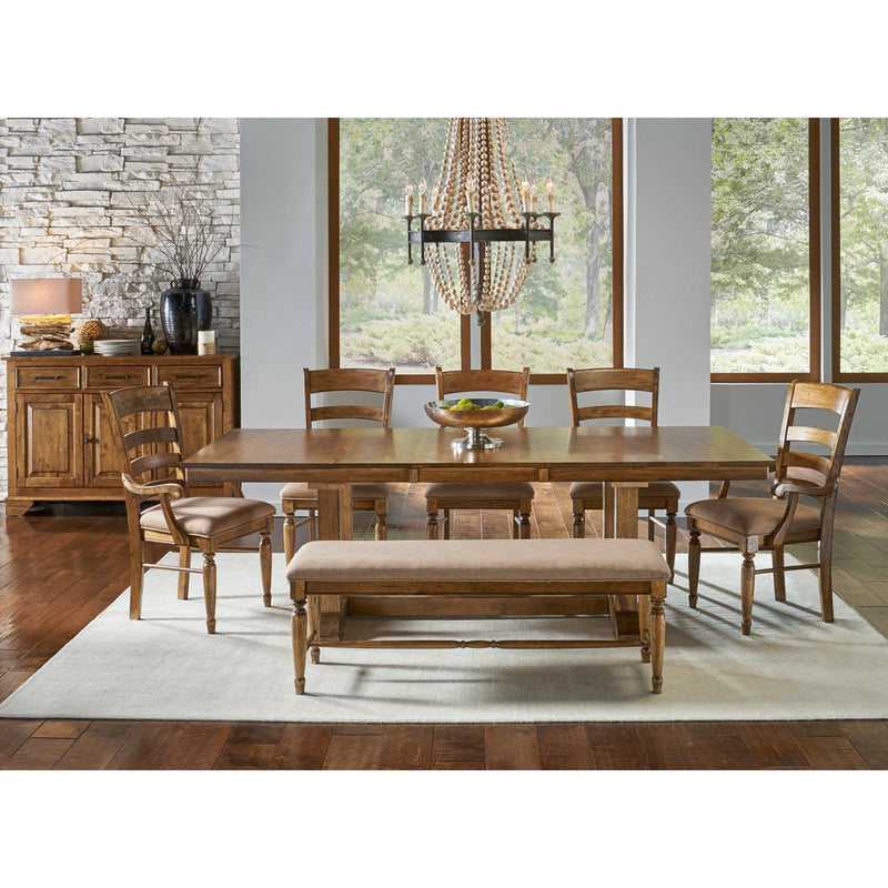 A-America Bennett Dining Table with Trestle Base BEN-SQ-6-30-0 IMAGE 3