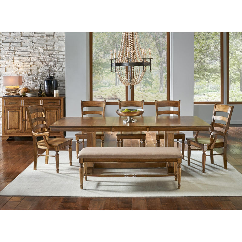 A-America Bennett Dining Table with Trestle Base BEN-SQ-6-30-0 IMAGE 4