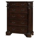  Furniture of America Edinburgh 5-Drawer Chest CM7671C IMAGE 1