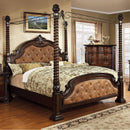  Furniture of America Monte Vista II King Poster Canopy Bed CM7296DA-C-EK-BED IMAGE 1