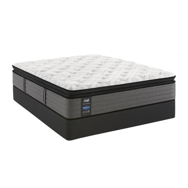 Sealy Serious Cushion Firm Pillow Top Mattress Set (Twin) IMAGE 1