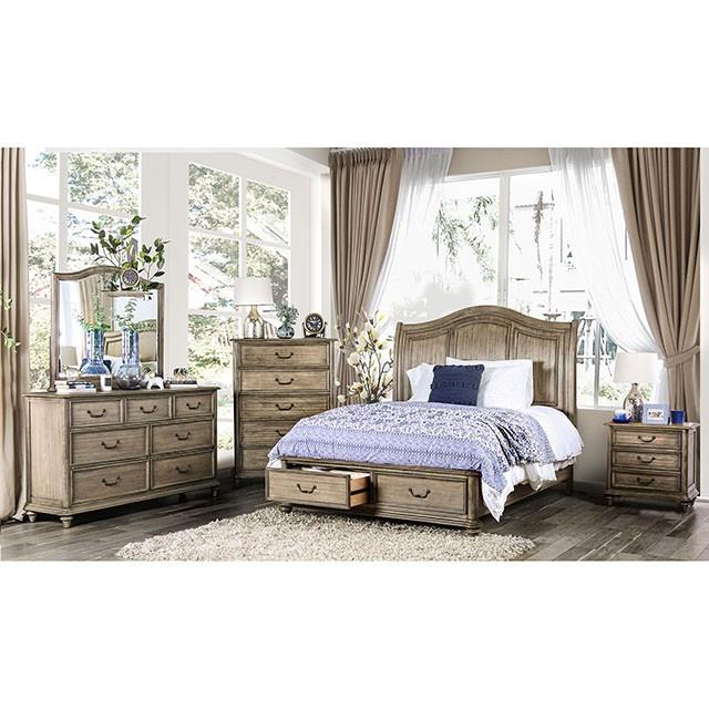 Furniture of America Belgrade I Queen Panel Bed with Storage CM7613Q-BED IMAGE 2