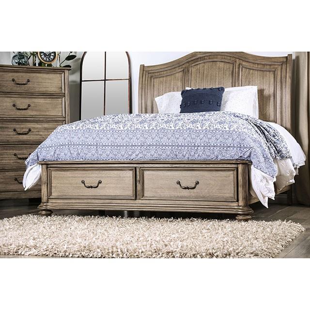 Furniture of America Belgrade I Queen Panel Bed with Storage CM7613Q-BED IMAGE 3