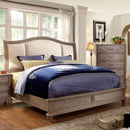  Furniture of America Belgrade II California King Upholstered Panel Bed CM7612CK-BED IMAGE 1