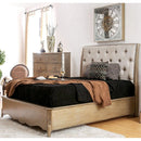  Furniture of America Celine California King Upholstered Panel Bed CM7432CK-BED IMAGE 1
