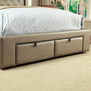  Furniture of America Corina King Upholstered Panel Bed CM7180EK-BED IMAGE 3
